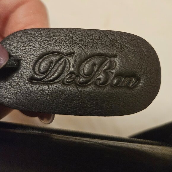 DE BON ATTACHE/BRIEF CASE IN BLACK LEATHER, unisex - Picture 8 of 11